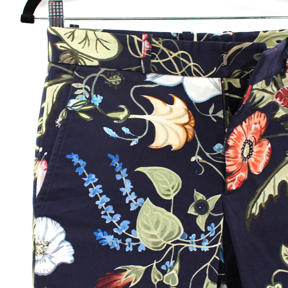 Gucci Floral Print Trousers - Black and Multicolor - Picture 3 of 7